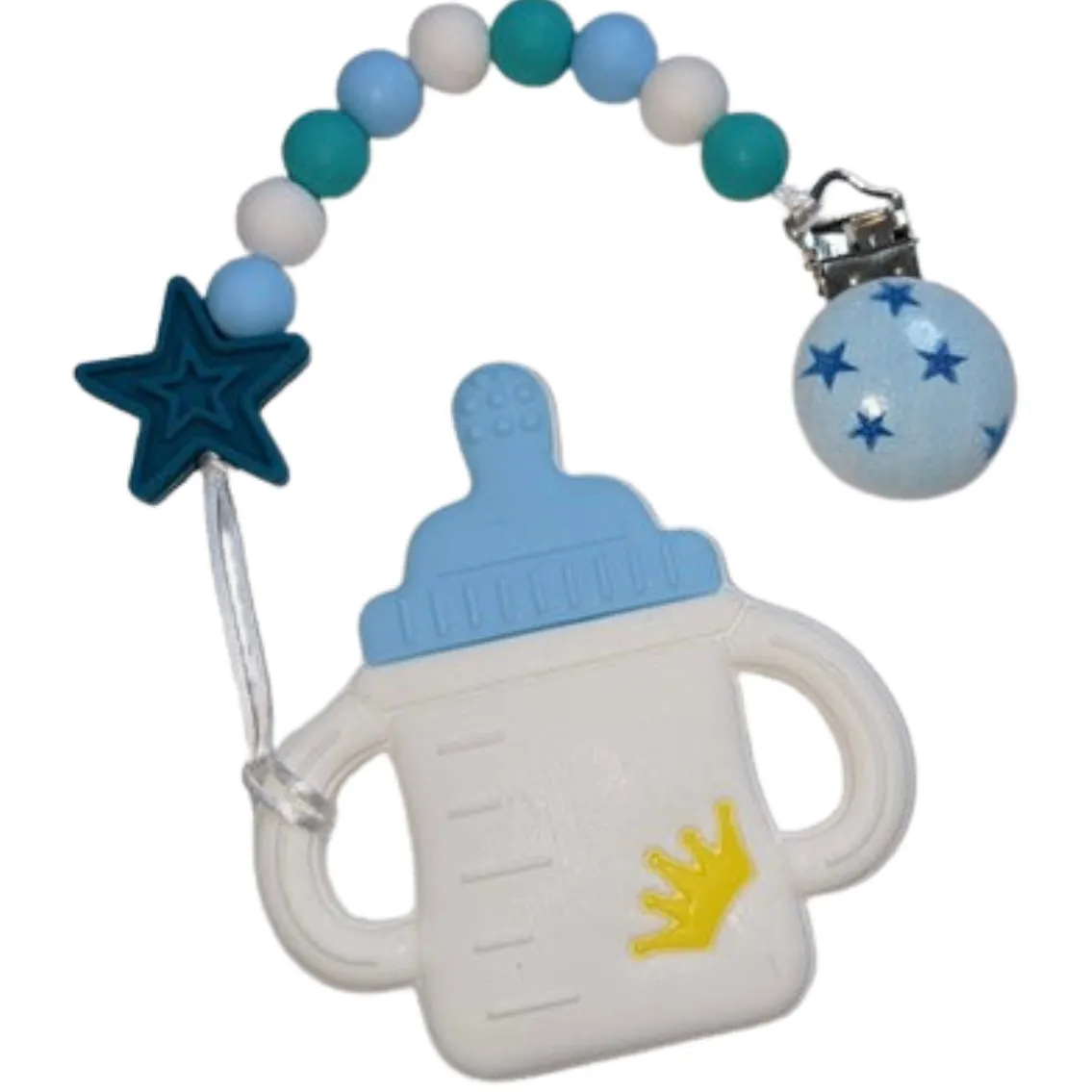 Drinks Silicone Teether Chewing Toy Pacifier Clip VARIETY
