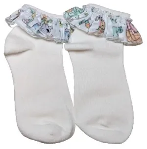 Easter Dinosaur Ruffle Socks