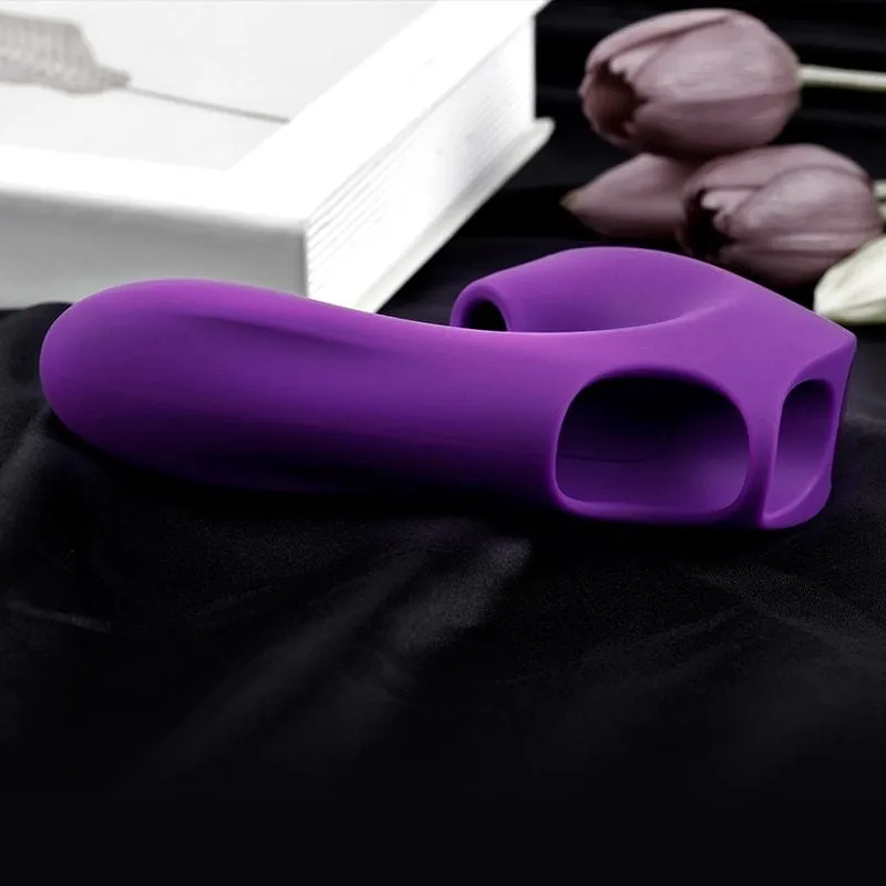 Erocome - Pictor Vibrating Sucking Finger Massager (Purple)