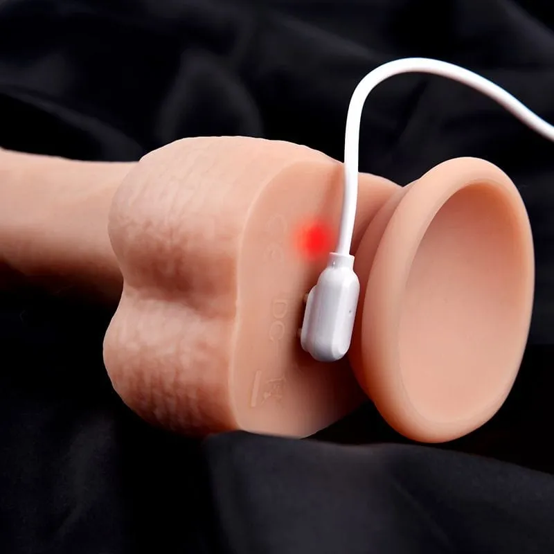 Erocome - Serpens Heating Rotating Vibrating Licking Realistic Dildo 8.6 (Beige)