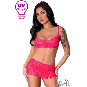 Exposed UV Lace 3pc Set by Magic Silk