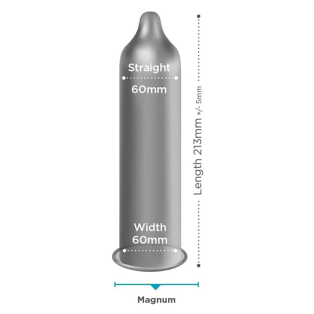 Exs Magnum Latex Large Condoms 12 Pack