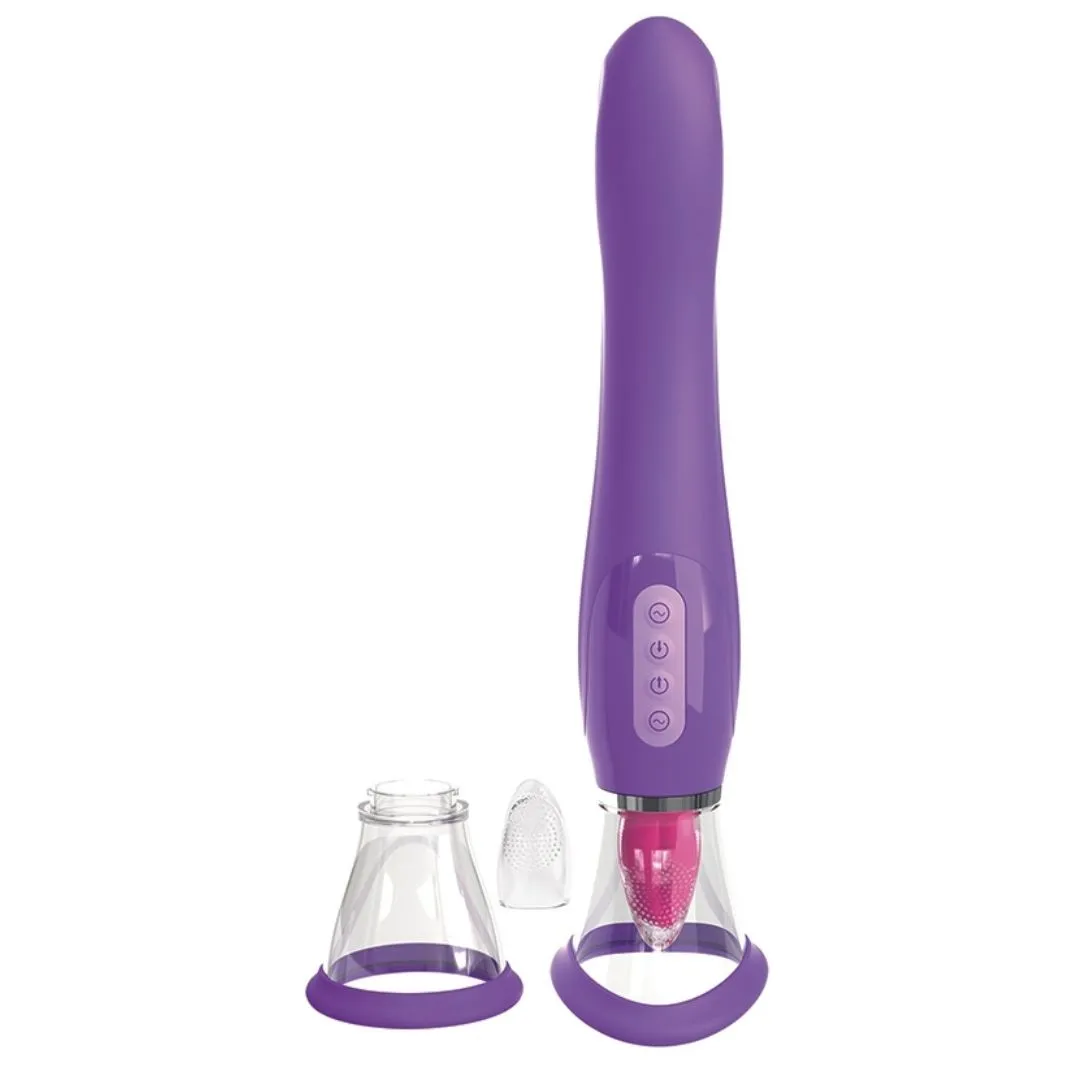 Fantasy For Her Her Ultimate Pleasure Licking & Sucking Sensation Vibrator