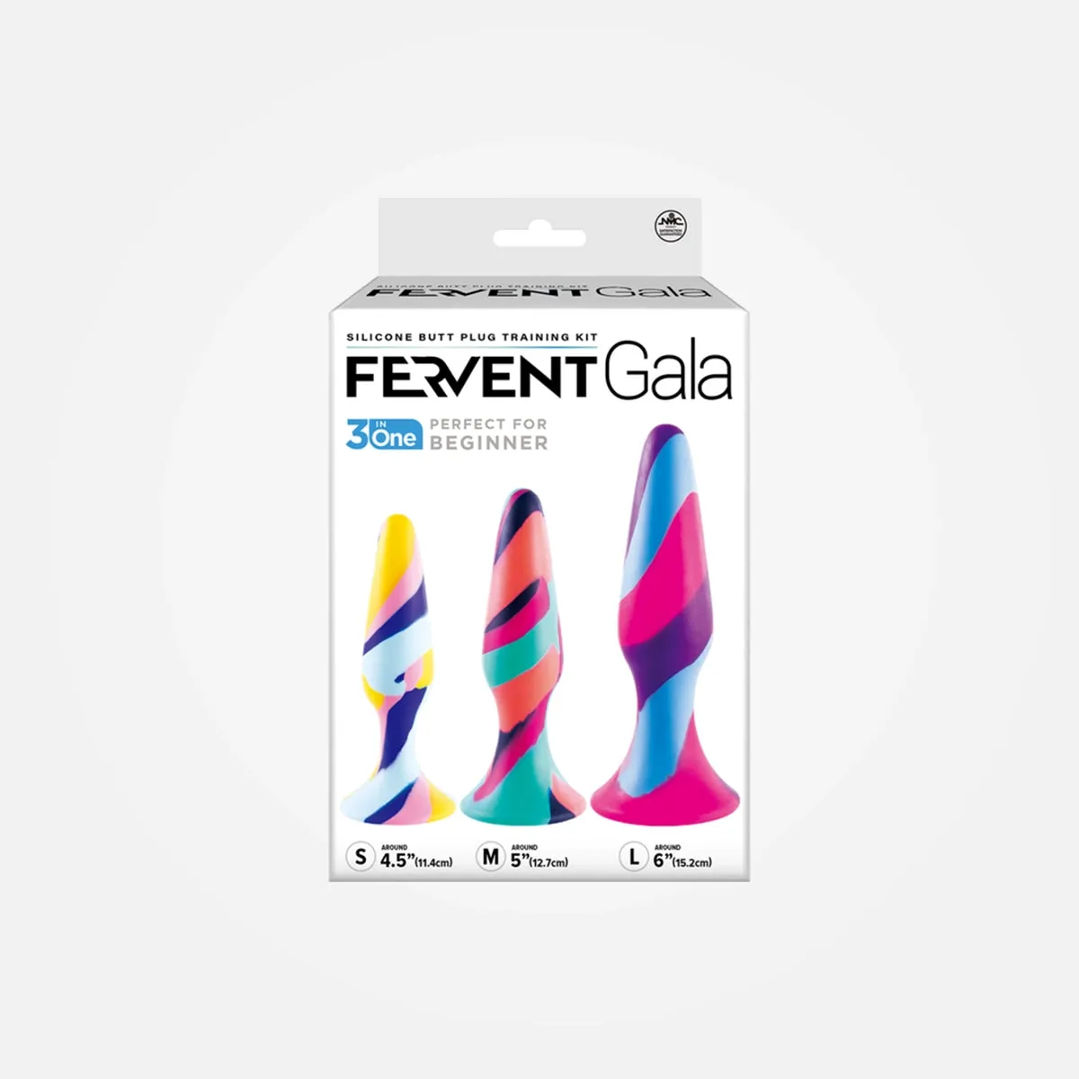 Fervent Gala Set of 3 Non-Vibrating Anal Training Butt Plugs