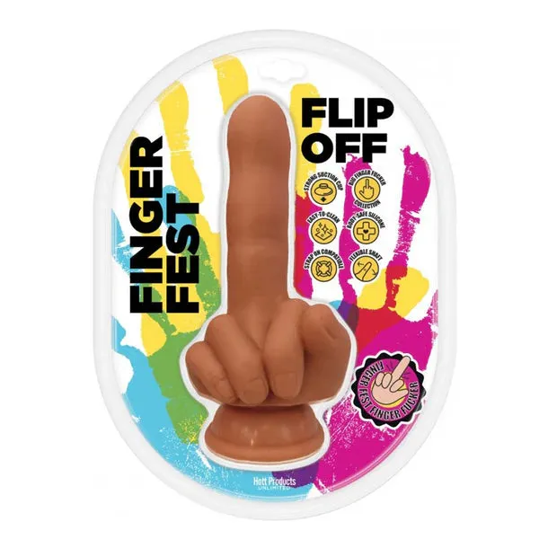 Finger Fest Dildo Flip Off by Hott Products