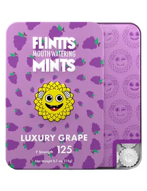Flintts Mints Mouth Watering Mints Luxury Grape F125