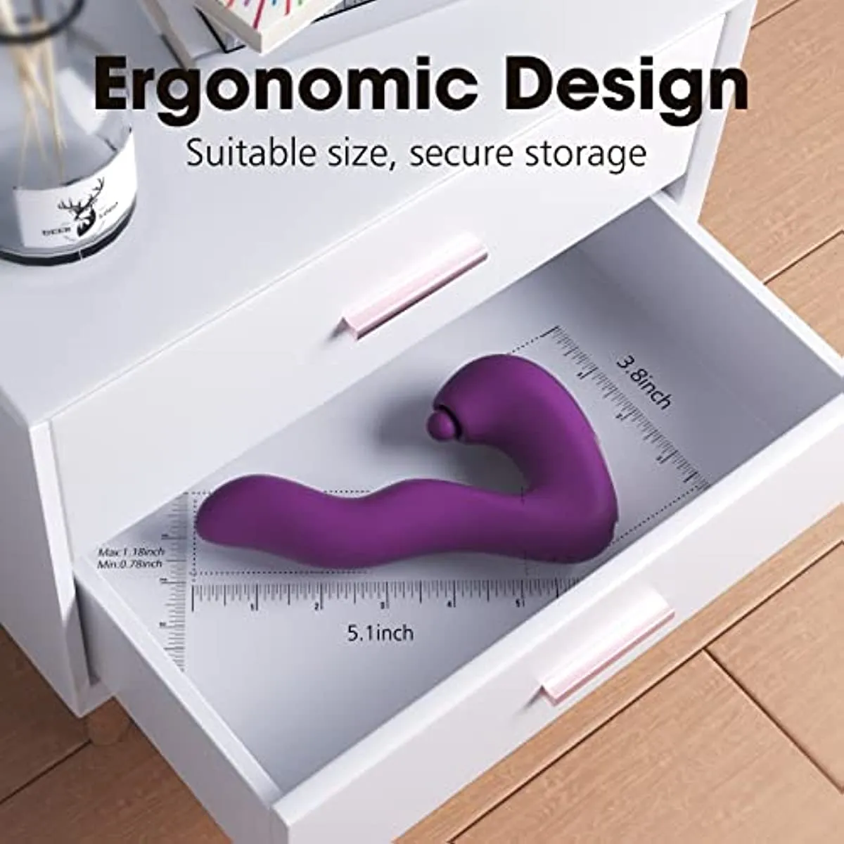 G Spot Clitoral Vibrator for Vagina Anal Stimulation3 in 1 Multi Vibrations