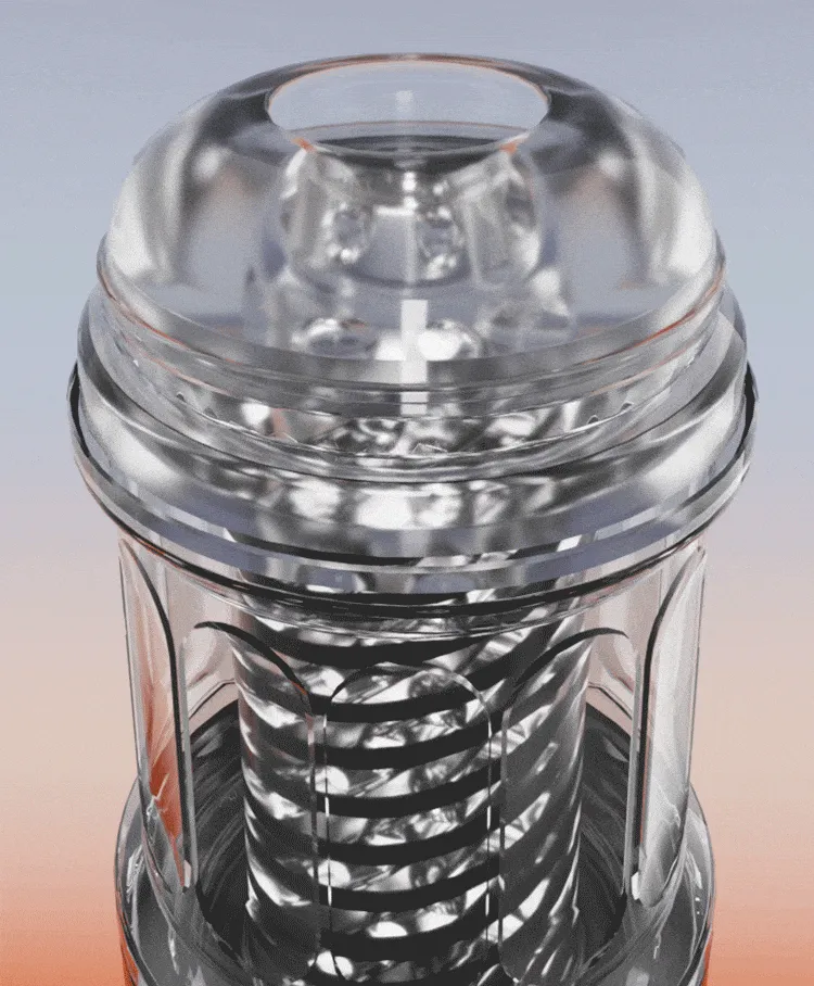 Galaku - Advanced Manual Spiral Male Masturbator Cup
