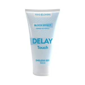 Gel TOYZ4LOVERS Delay Touch - Block Effect. pentru întârzierea ejaculării. 50 ml