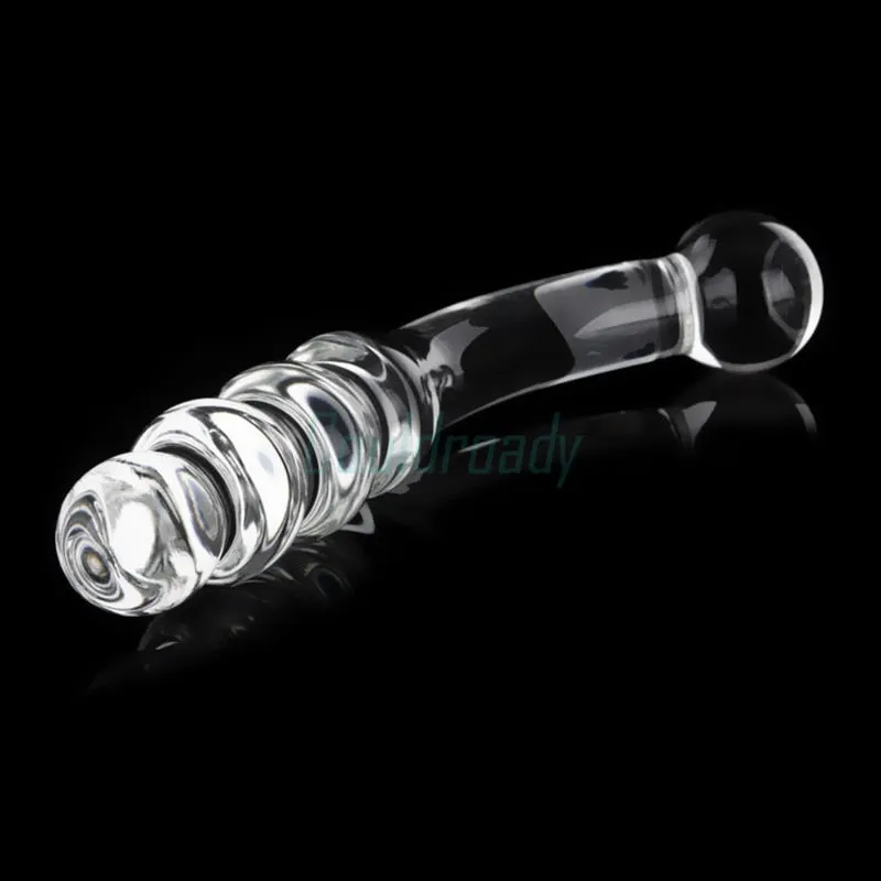 Glass Butt Plug | Crystal Butt Plug | Crystal Anal Beads Plug
