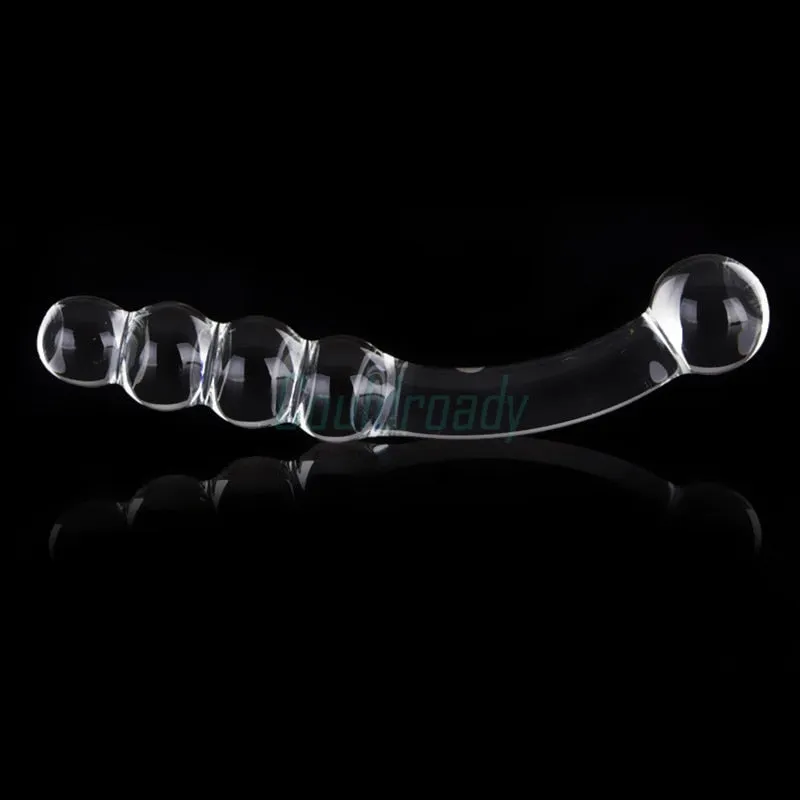 Glass Butt Plug | Crystal Butt Plug | Crystal Anal Beads Plug