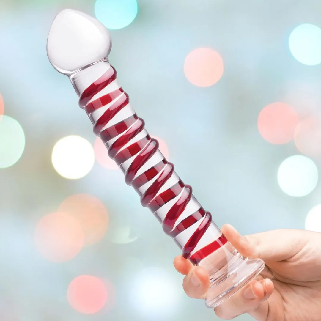Gläs 10 Mr. Swirly Spiral Glass Dildo