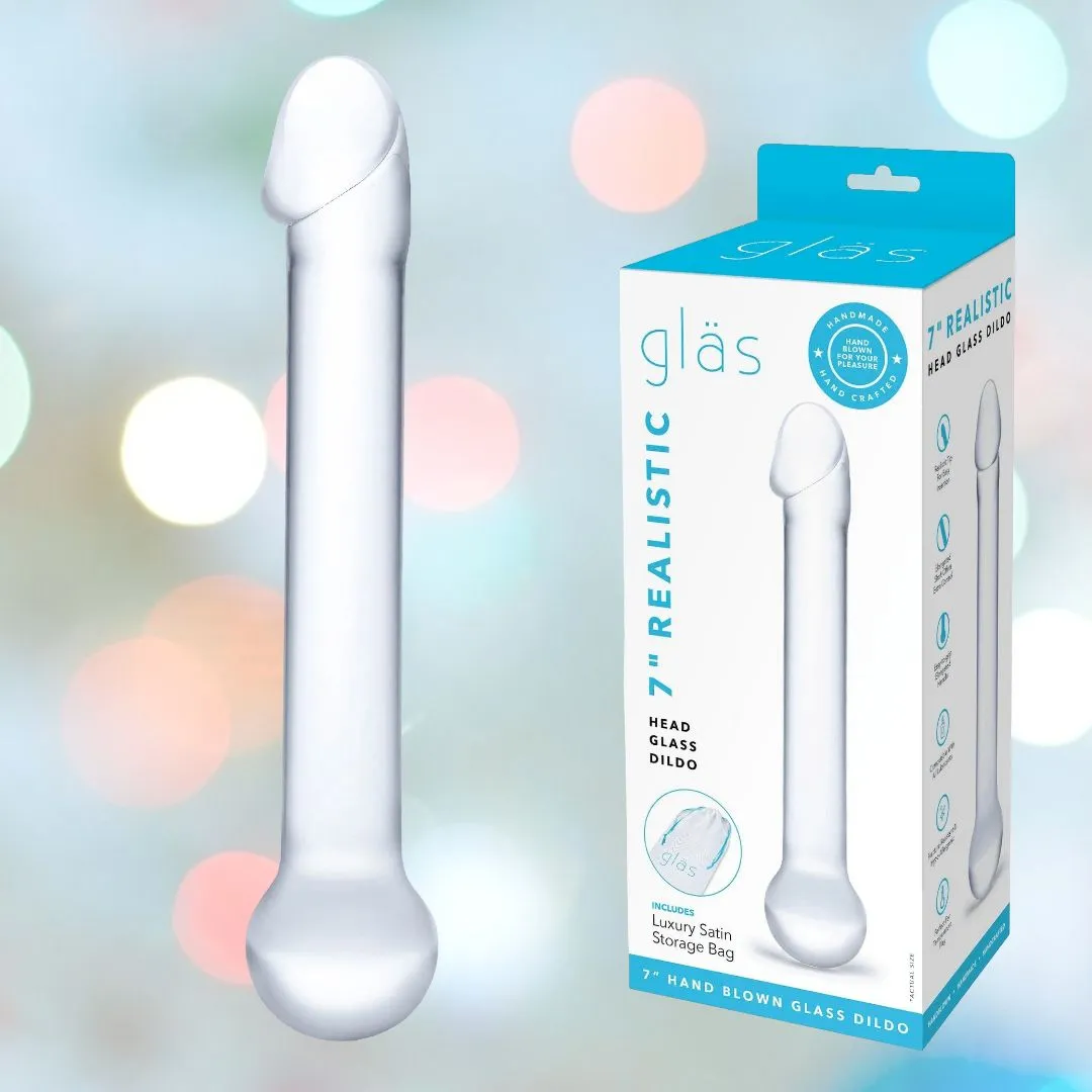 Gläs 7 Straight Glass Dildo