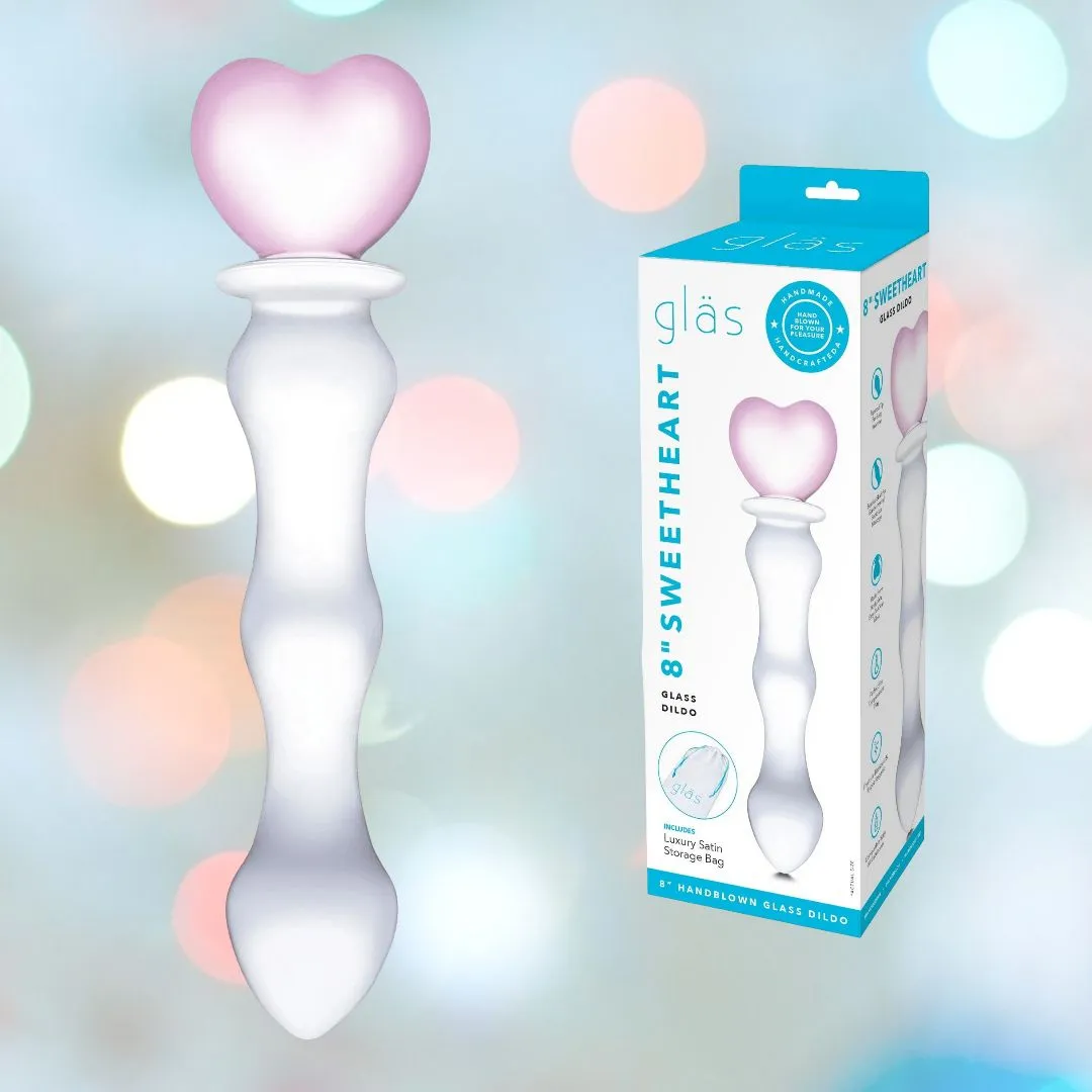 Gläs 8 Sweetheart Glass Dildo