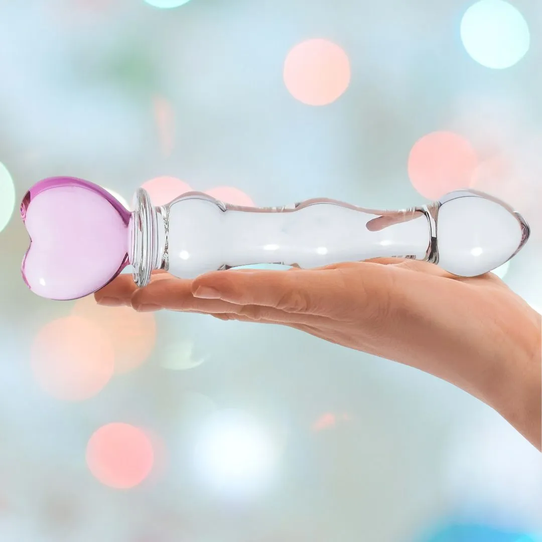 Gläs 8 Sweetheart Glass Dildo