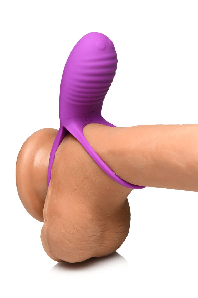 Gossip Love Loops 10X Silicone Violet Cock Ring W/ Remote