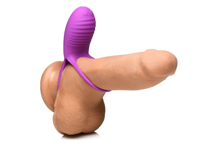 Gossip Love Loops 10X Silicone Violet Cock Ring W/ Remote