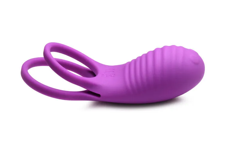 Gossip Love Loops 10X Silicone Violet Cock Ring W/ Remote