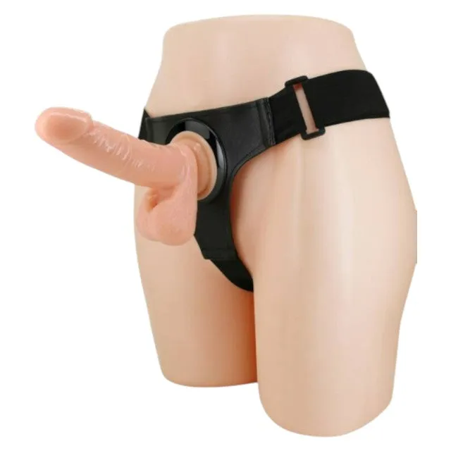 Ham Strap-On PRETTY LOVE universal cu dildo-HARNESS 20 CM.NATURAL