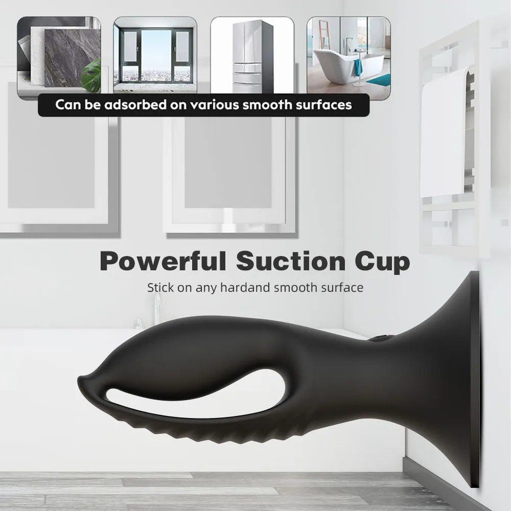 Hollow Motor Egg Anal Plug - Suction Cup Hands-Free Pleausre- Domlust