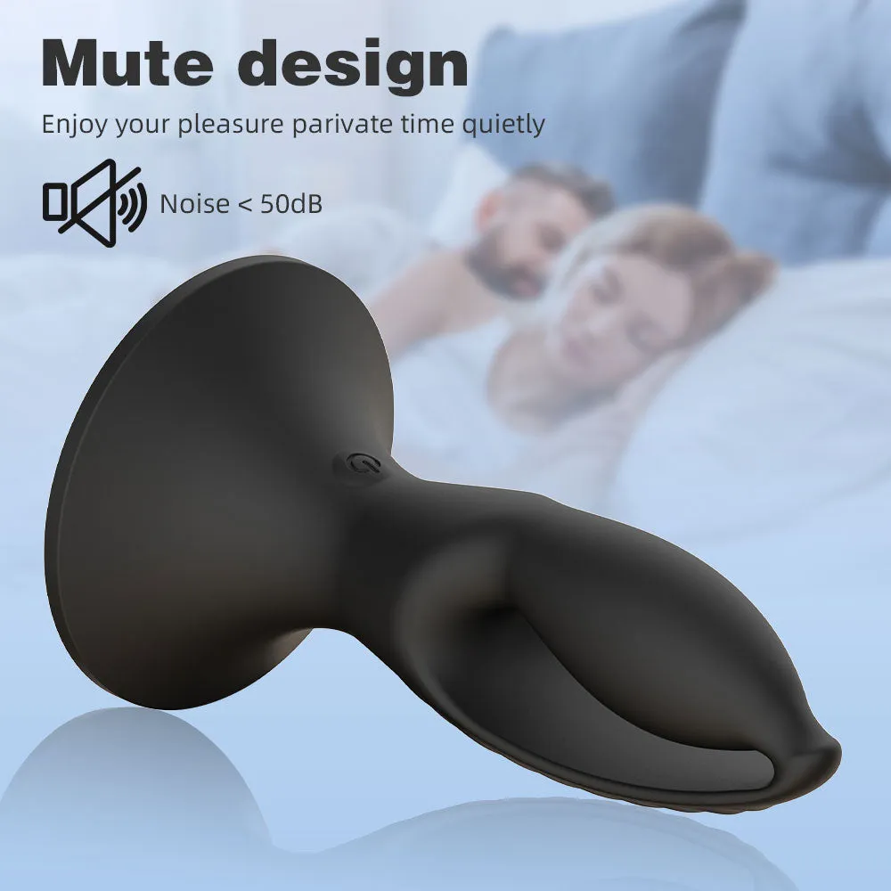 Hollow Motor Egg Anal Plug - Suction Cup Hands-Free Pleausre- Domlust