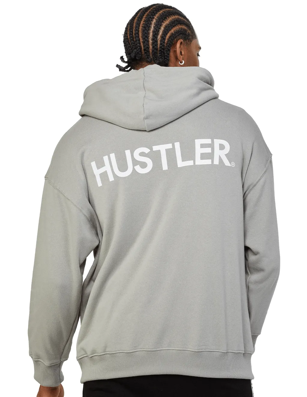 HUSTLER Classic Logo Zip Hoodie