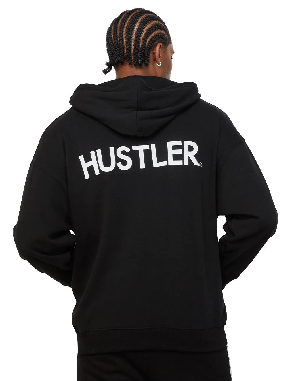 HUSTLER Classic Logo Zip Hoodie