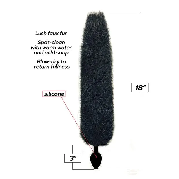 Icon Brands - Foxy Fox Tail Silicone Butt Plug