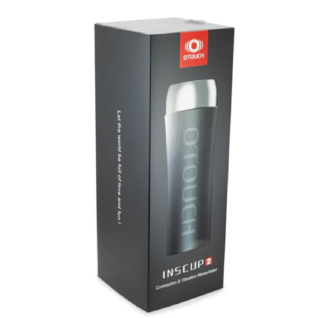 Inscup 2 Heating & Vibrating Penis Masturbator with Mount