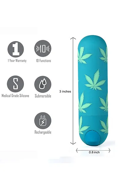 Jessi 420 10 Function Mini Rechargeable Bullet