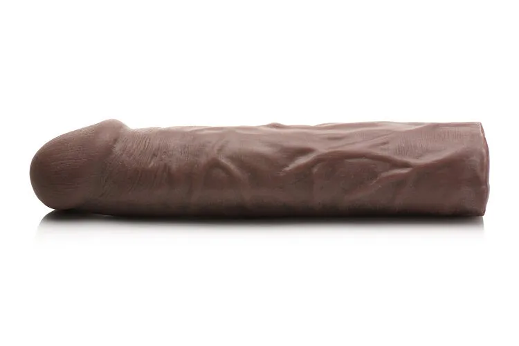 Jock Extra Long 1.5 Penis Extension Sleeve - Dark