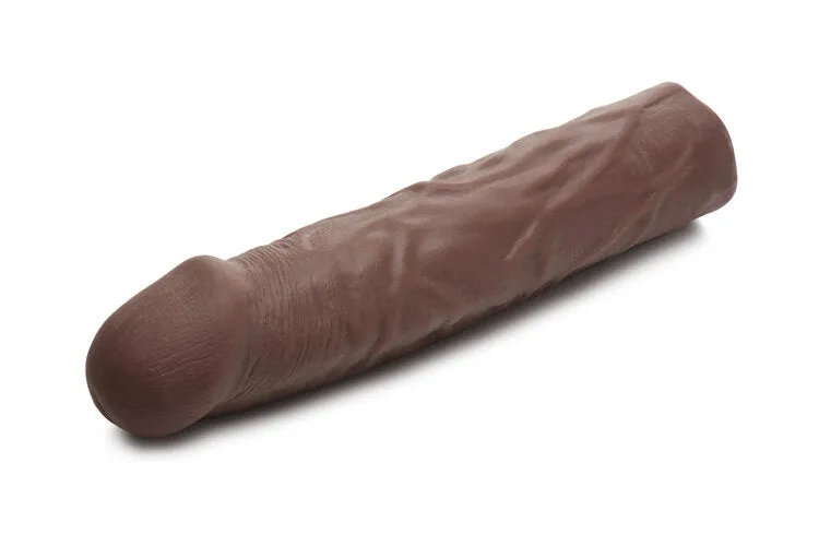 Jock Extra Long 1.5 Penis Extension Sleeve - Dark