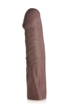 Jock Extra Long 1.5 Penis Extension Sleeve - Dark