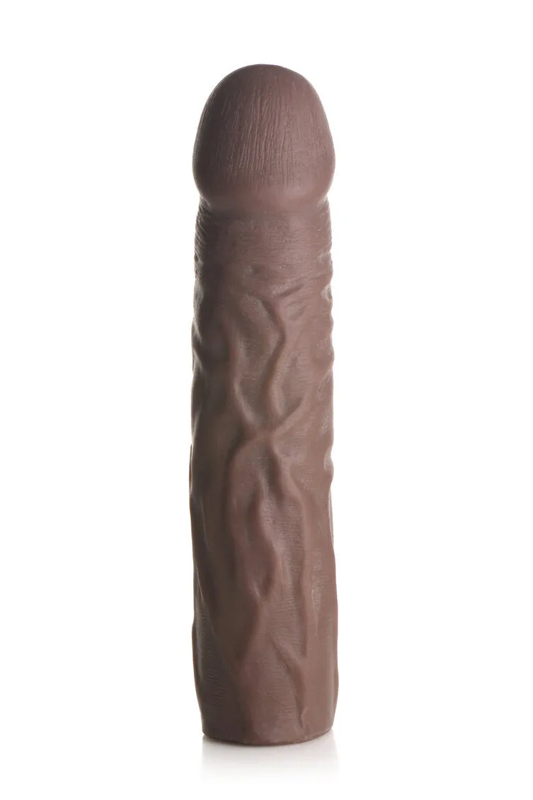 Jock Extra Long 1.5 Penis Extension Sleeve - Dark