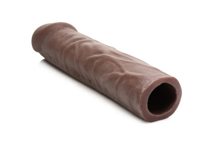 Jock Extra Long 1.5 Penis Extension Sleeve - Dark