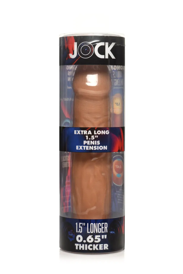 Jock Extra Long 1.5 Penis Extension Sleeve - Medium