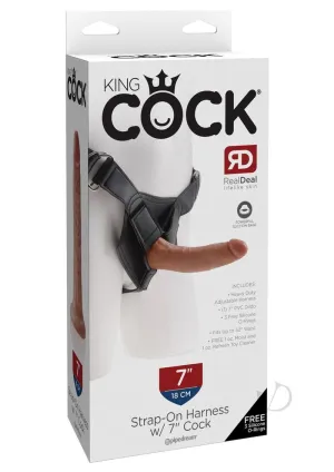 Kc Strap On Harn W/cock 7 Tan