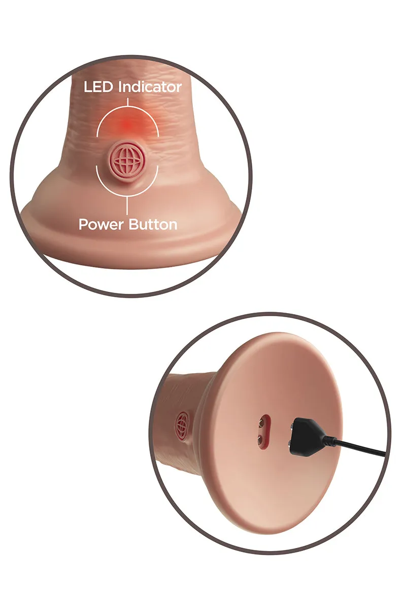 King Cock Elite 8 Vibrating Dildo