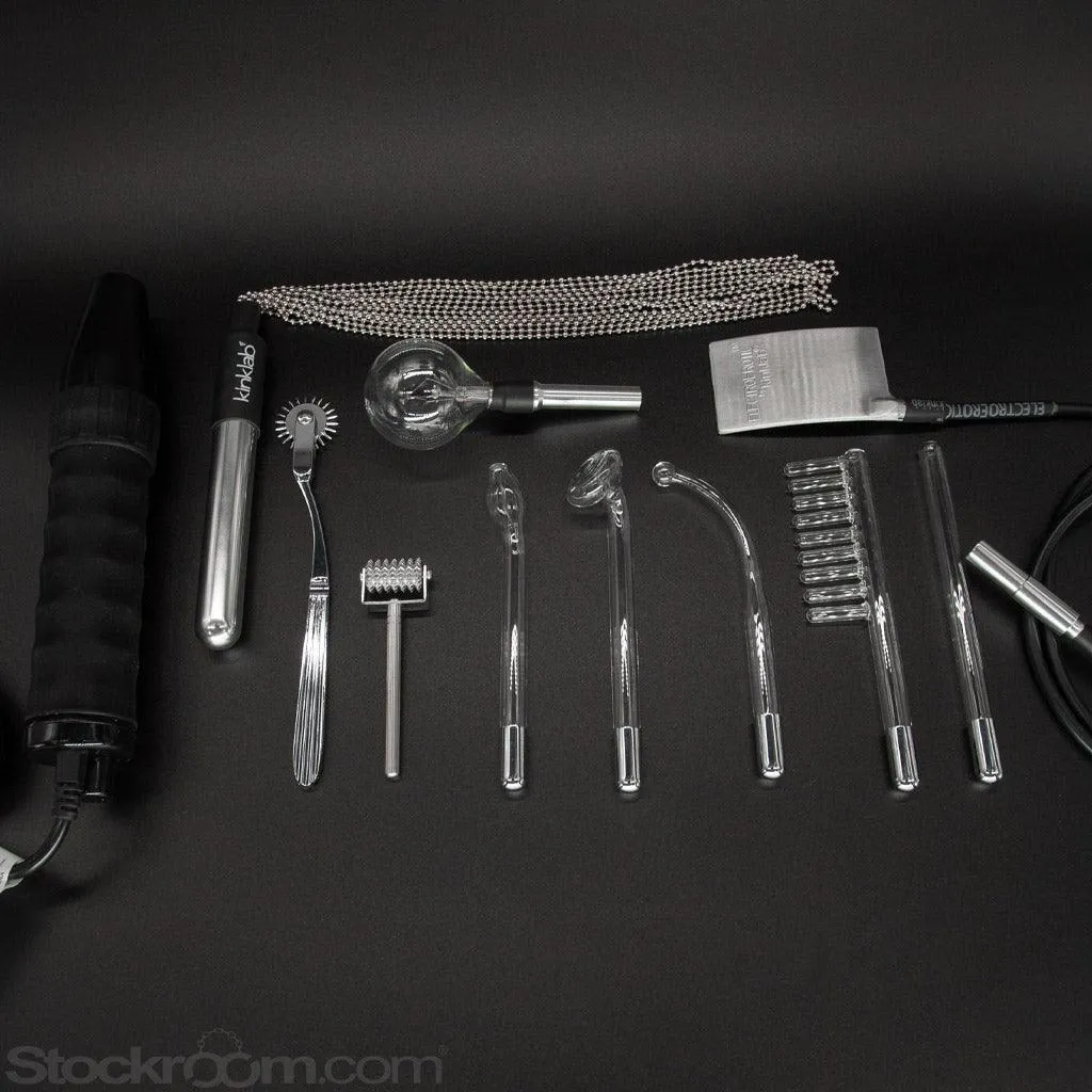 KinkLab Agent Noir™ Neon Wand Electrosex Kit