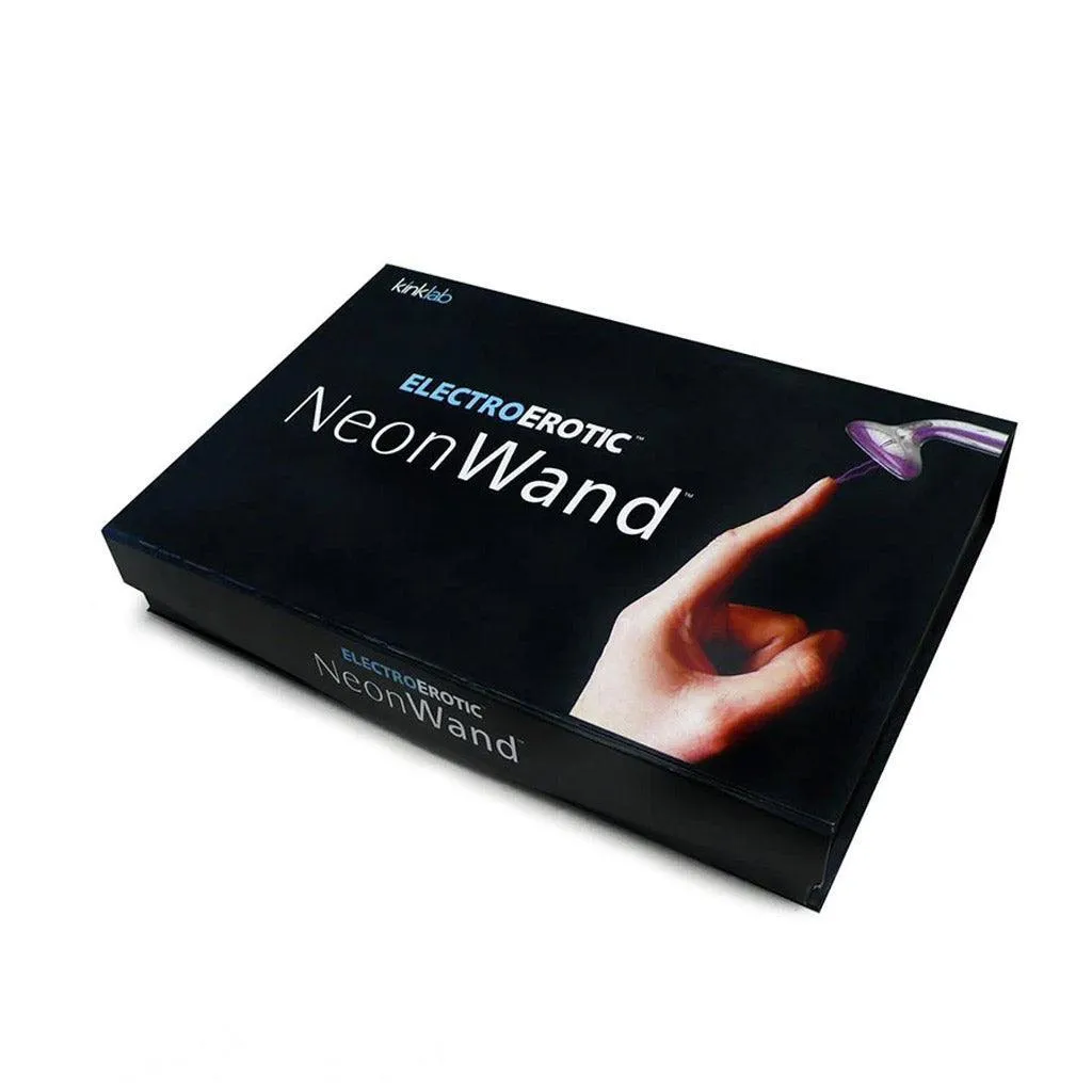 KinkLab Neon Wand® Electrosex Kit. Red Handle