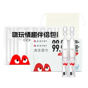 KISTOY Intimate Cleansing Wet Wipes & Lubricant Set