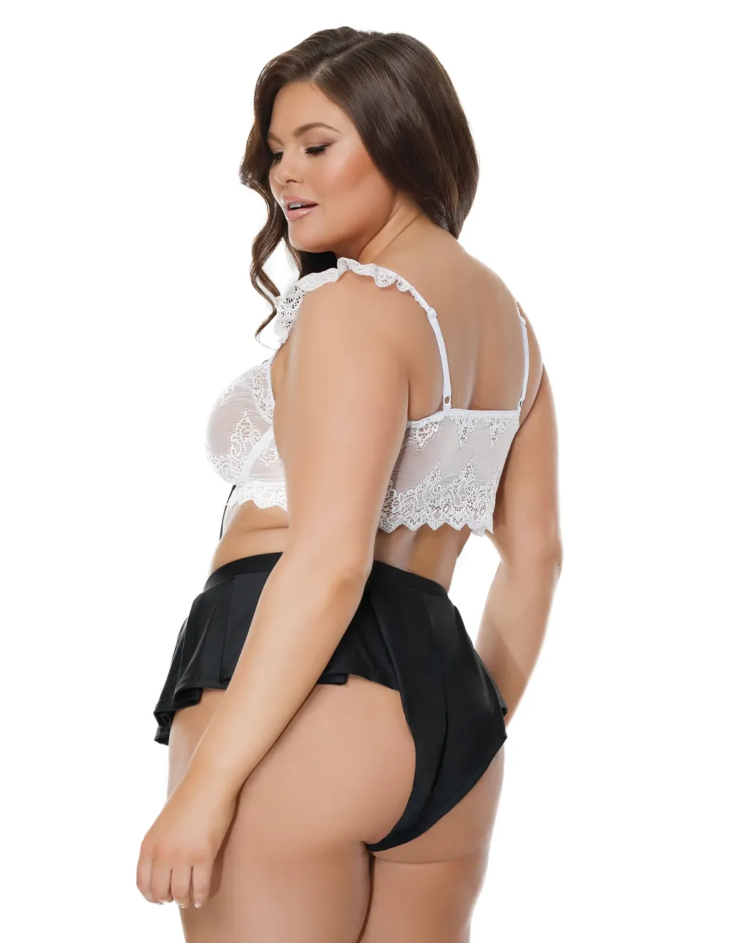 Lace Cap Sleeve Top & Tap Short Set
