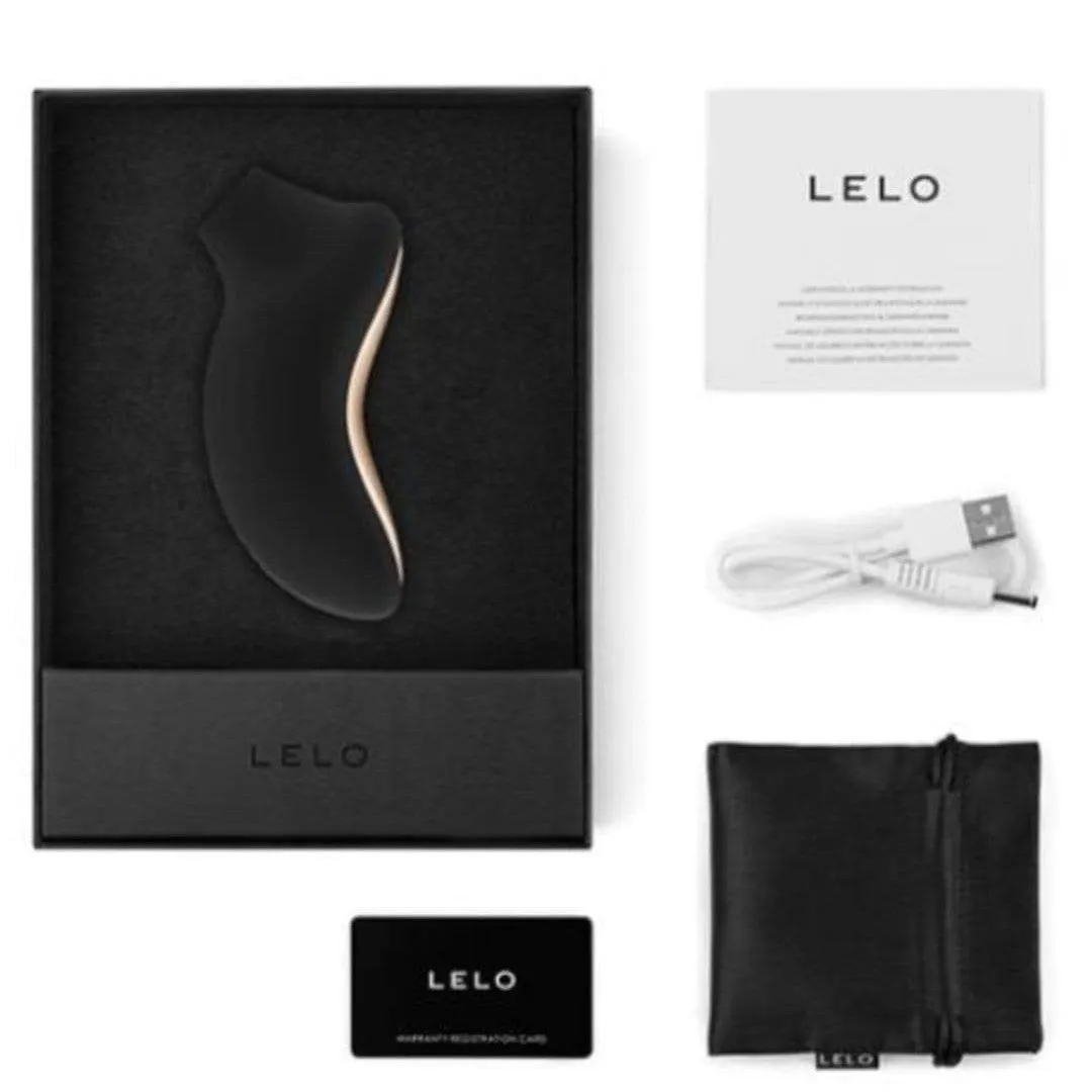Lelo Sona 2 Waterproof Pressure Wave Clitoral Stimulator - Black