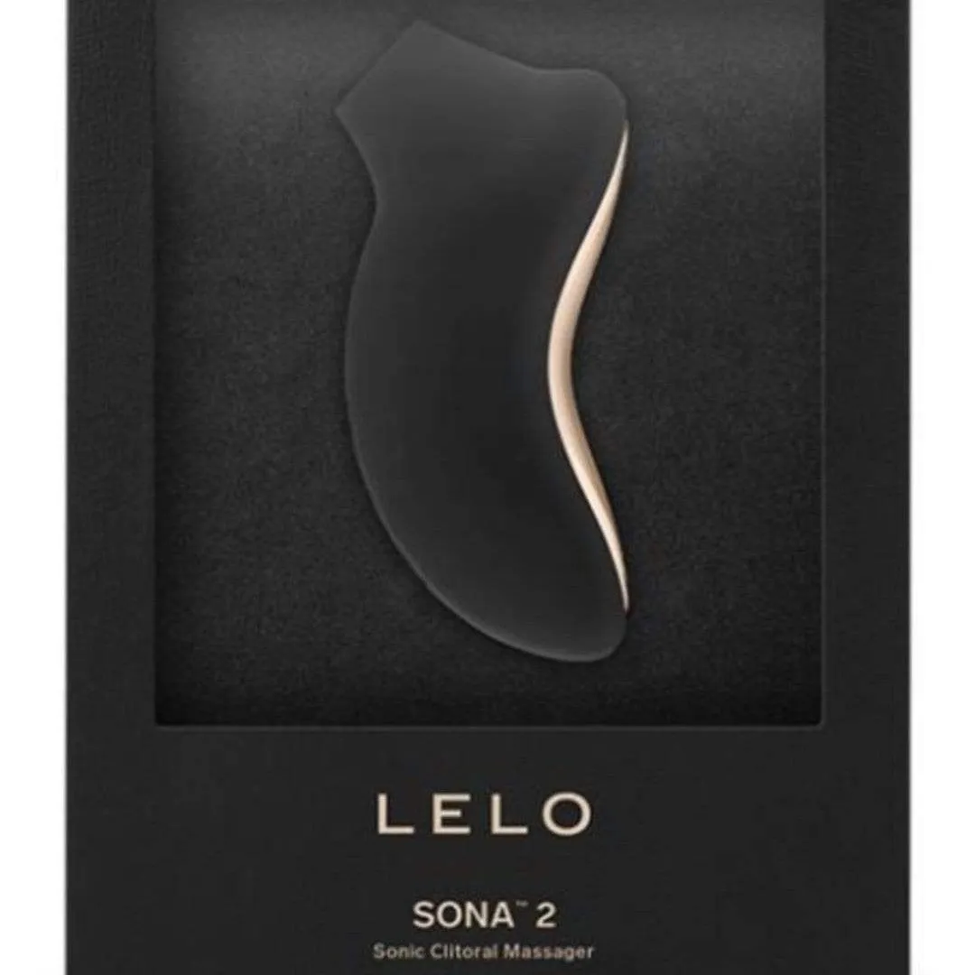 Lelo Sona 2 Waterproof Pressure Wave Clitoral Stimulator - Black