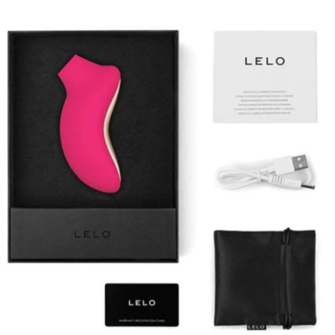Lelo Sona 2 Waterproof Pressure Wave Clitoral Stimulator - Cerise