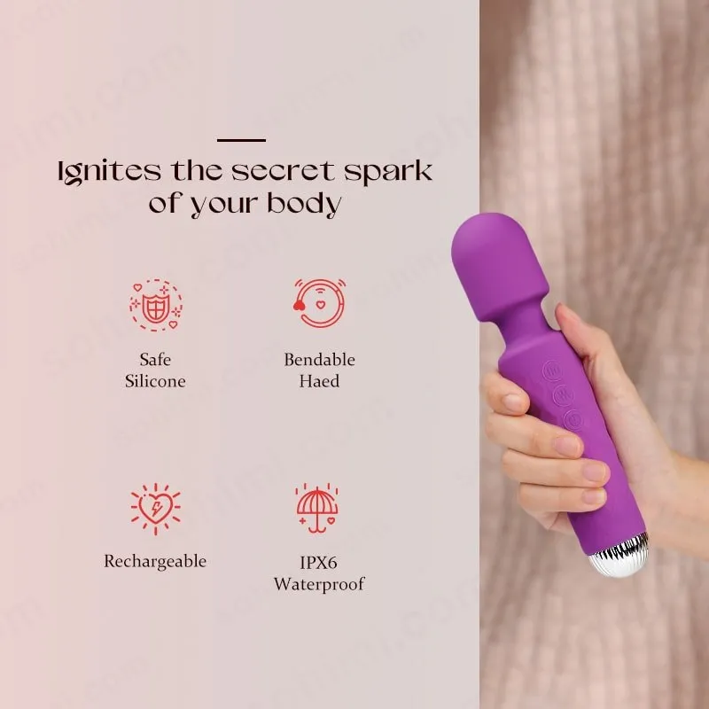 LOLITREE| Multi Stimulation 10 Powerful Vibrating Wand Massager