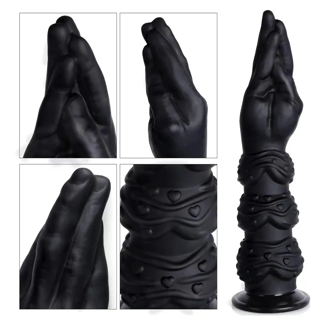 Long Giant Dildo Anal Plug - Hand Arm Silicone Anal Dilator Butt Plug G Spot Prostate Milking