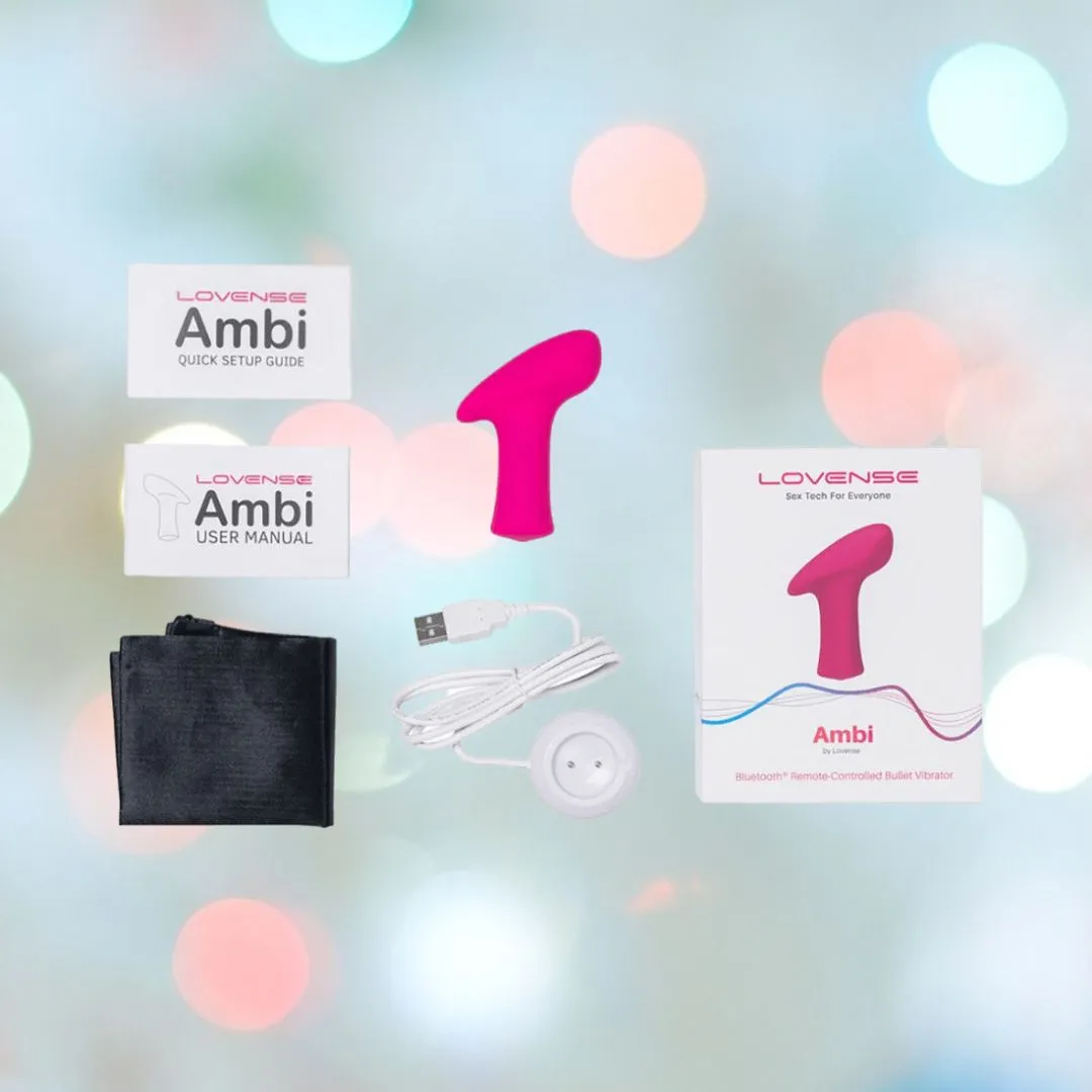 Lovense Ambi Bluetooth-Controlled Bullet Vibrator