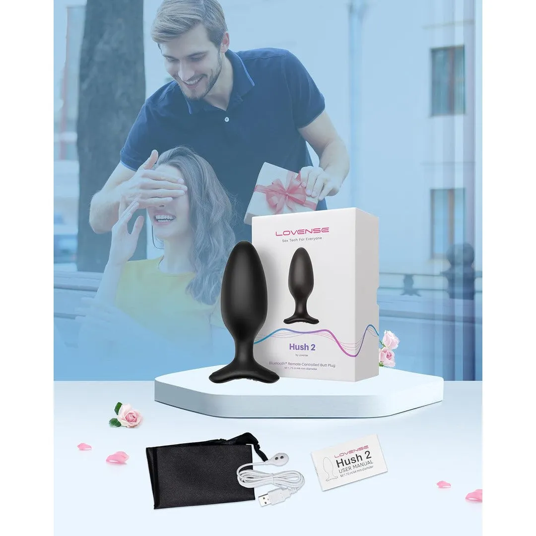 Lovense Hush 2 Vibrating Butt Plug - Medium