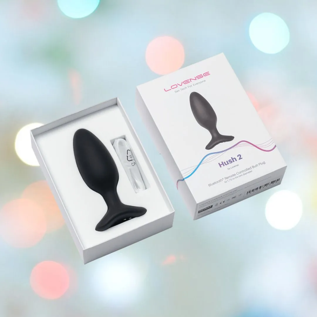 Lovense Hush 2 Vibrating Butt Plug - Medium